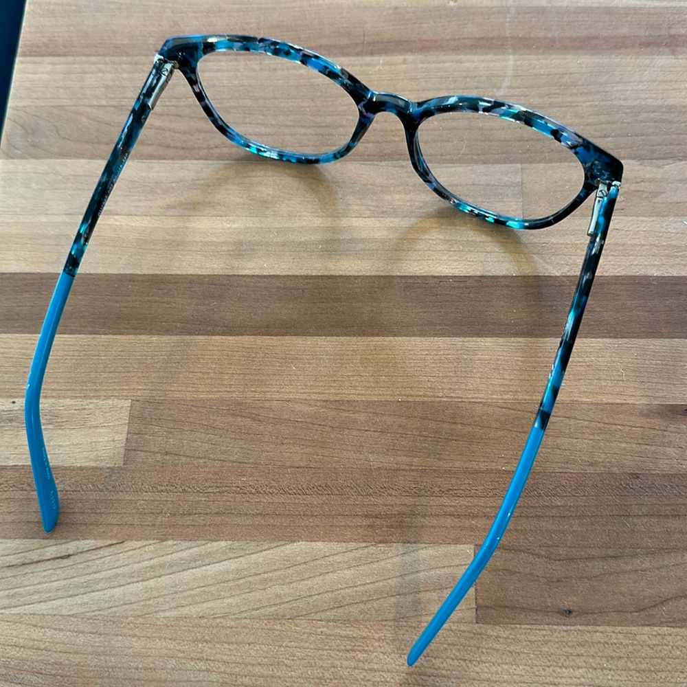 Guess Blue Turquoise Tortoise Black Frames - Picture 5 of 12